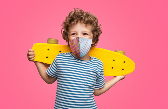 CreaMask Adjust Kids pratelná maska na obličej