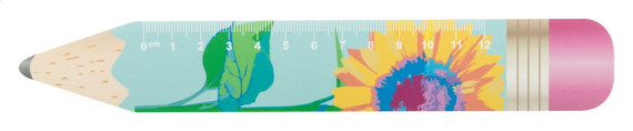 Sharpy 12 12 cm pravítko ve tvaru tužky