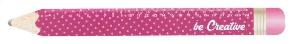 Sharpy 24 24 cm pravítko ve tvaru tužky