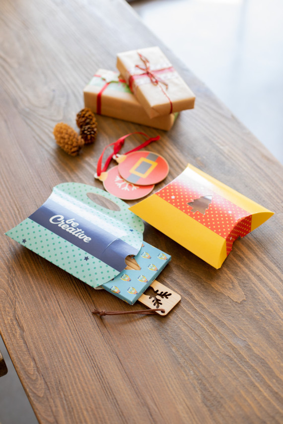 CreaBox Pillow Xmas S krabička na povlak polštáře