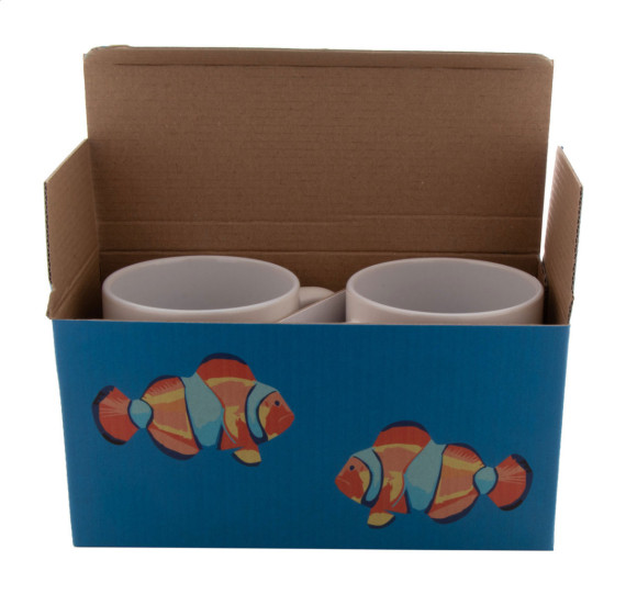 CreaBox Mug Double krabička na 2 hrnky na zakázku