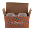 CreaBox Mug Double krabička na 2 hrnky na zakázku