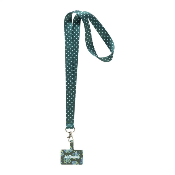 Subyard Mobile RPET lanyard RPET s držákem na mobilní telefon