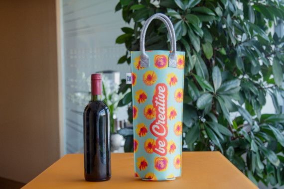CreaFelt Vino taška na víno RPET na zakázku
