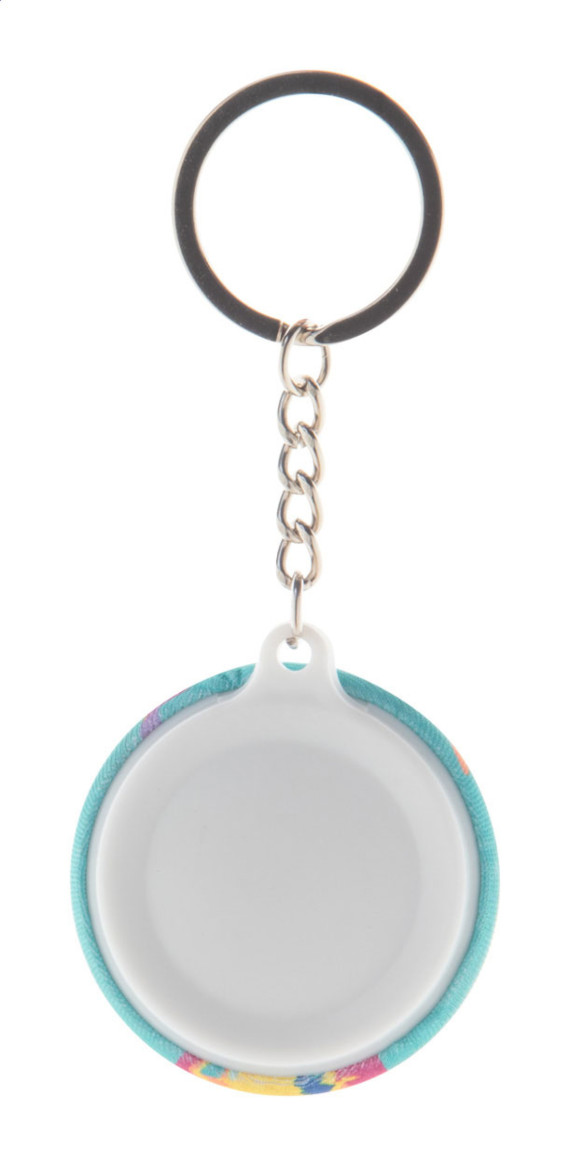 KeyBadge RPET Mini RPET placka přívěšek na klíče