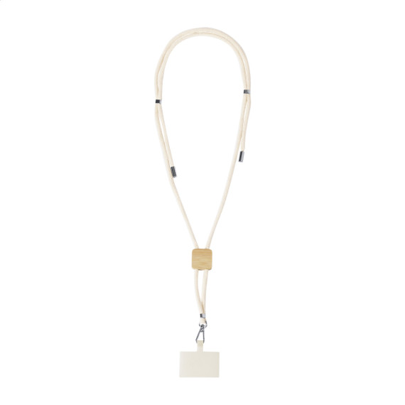 Cohol Neck lanyard s držákem na mobilní telefon, čtverec