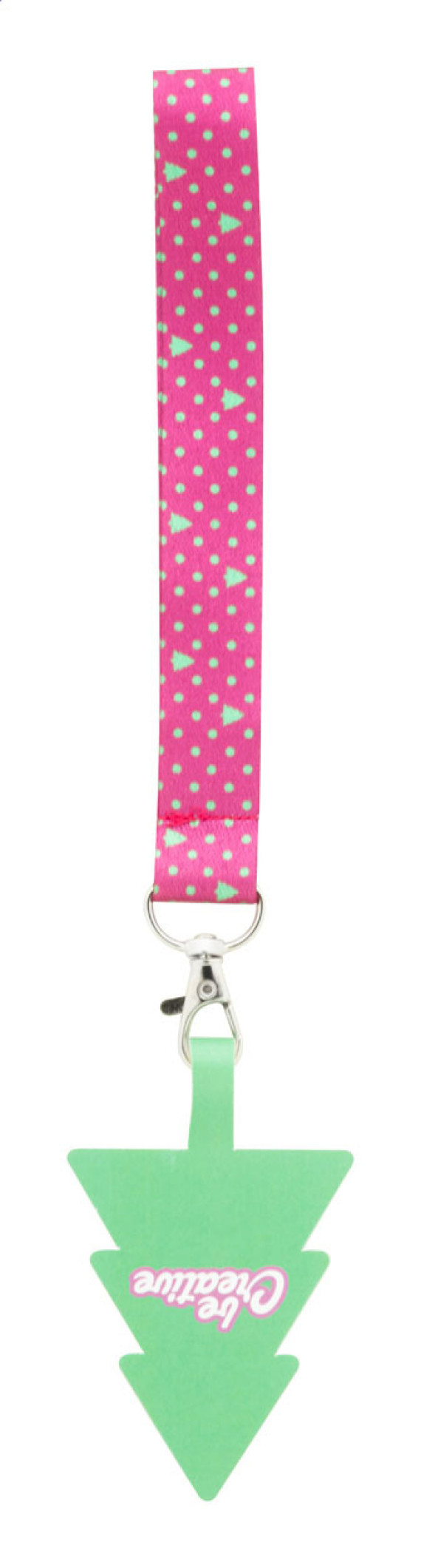 SuboFob Mobile Xmas lanyard na ruku s držákem mobilního telefonu RPET na zakázku