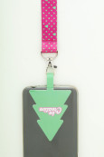 SuboFob Mobile Xmas lanyard na ruku s držákem mobilního telefonu RPET na zakázku