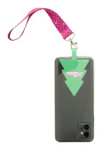 SuboFob Mobile Xmas lanyard na ruku s držákem mobilního telefonu RPET na zakázku