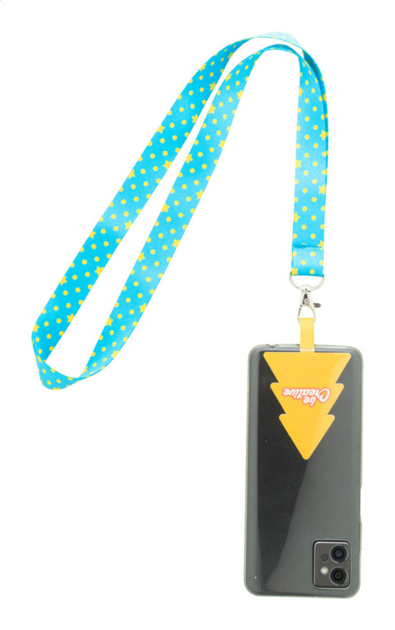 Subyard Mobile Xmas lanyard s držákem mobilního telefonu RPET na zakázku