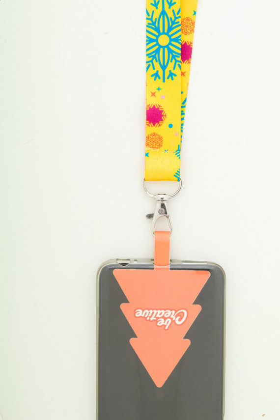 Subyard Mobile Xmas Safe lanyard s držákem mobilního telefonu RPET na zakázku