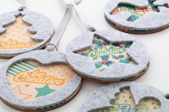 CreaFelt Tree vánoční ozdoba, srdce