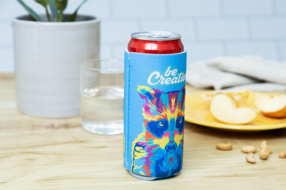 PrintCan Slim RPET chladící obal na plechovku