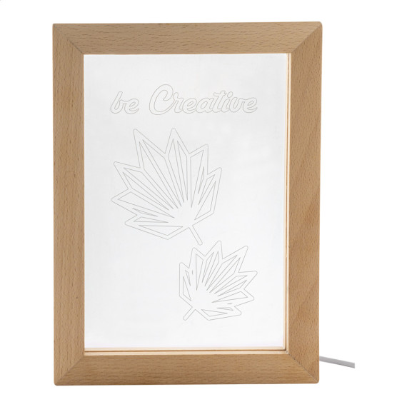 Woodiframe LED světelná trofej