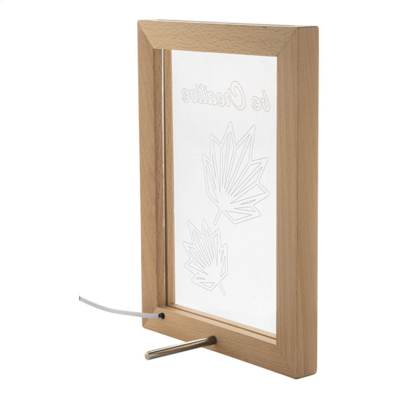 Woodiframe LED světelná trofej