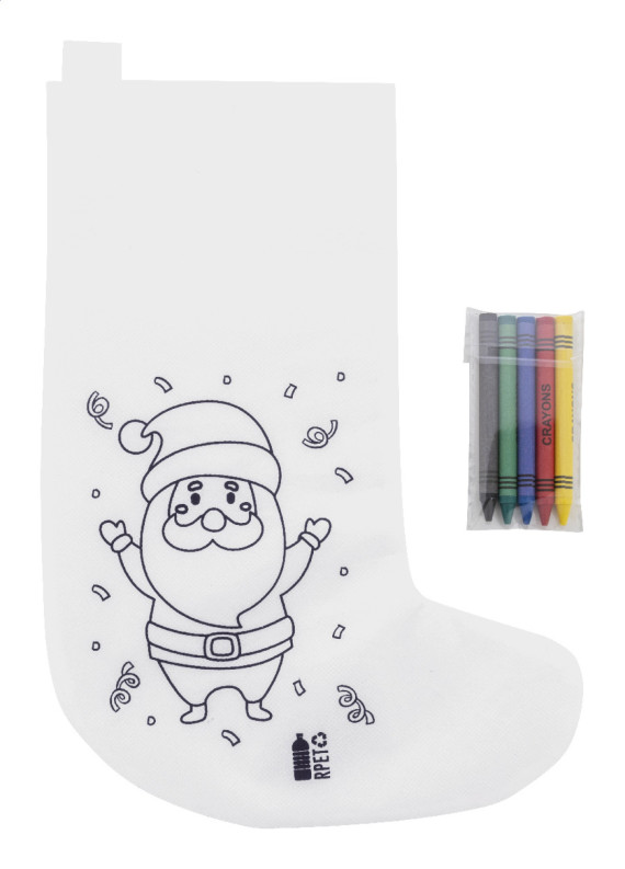 Julfar Gift vánoční punčocha na vybarvení