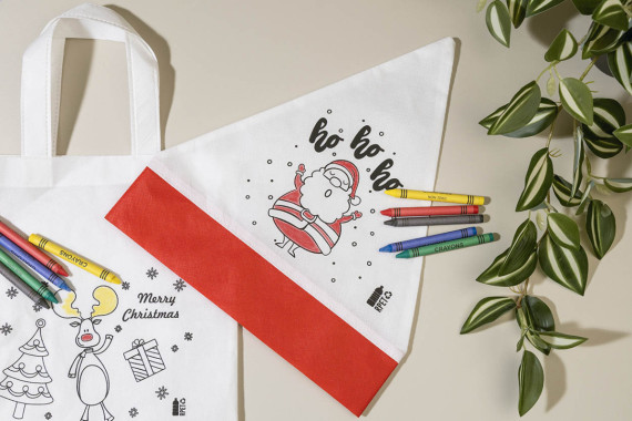 Julfar Shop vánoční taška na vybarvení