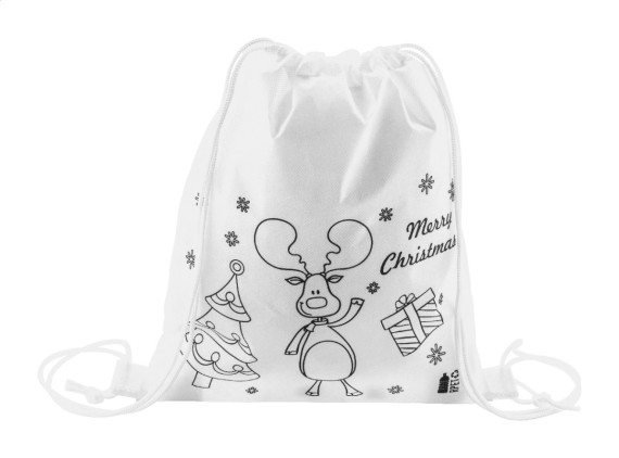 Julfar Bag A vánoční vak na stažení šňůrkou na vybarvení