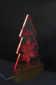 Woodify Xmas LED světelná trofej na vánoční stromeček