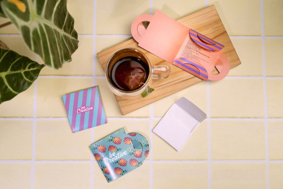 CreaTea Mug vlastní čajový sáček, zelený čaj