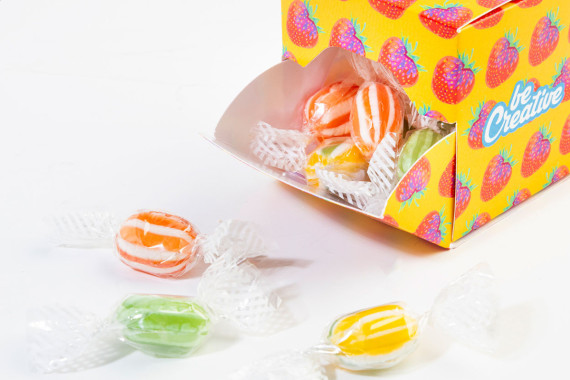CreaCandy Cube dávkovač bonbónů na zakázku