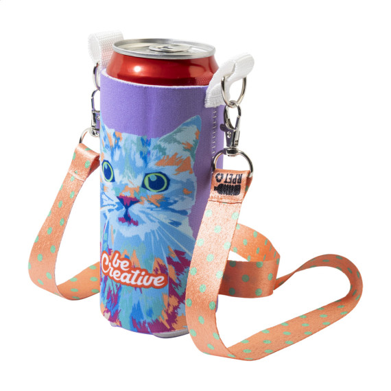 PrintCan Carry Chladič plechovek RPET, elegantní typ