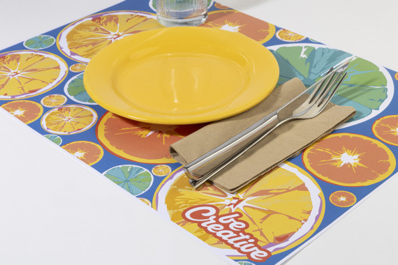 DinePrint papírové prostírání na zakázku