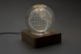LumiGlobe skleněná světelná koule