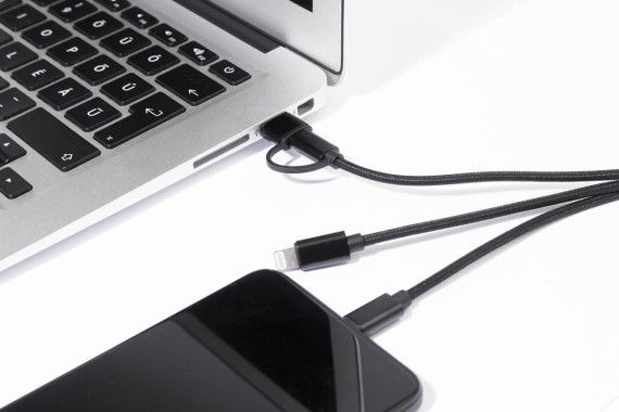 Rafob nabíjecí kabel s přívěškem na klíče