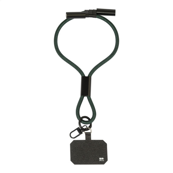 CuffCharge 60W RPET kabel s náramkem na mobil