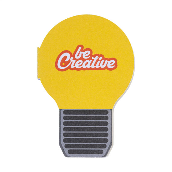 CreaStick Bulb samolepicí blok na poznámky na zakázku