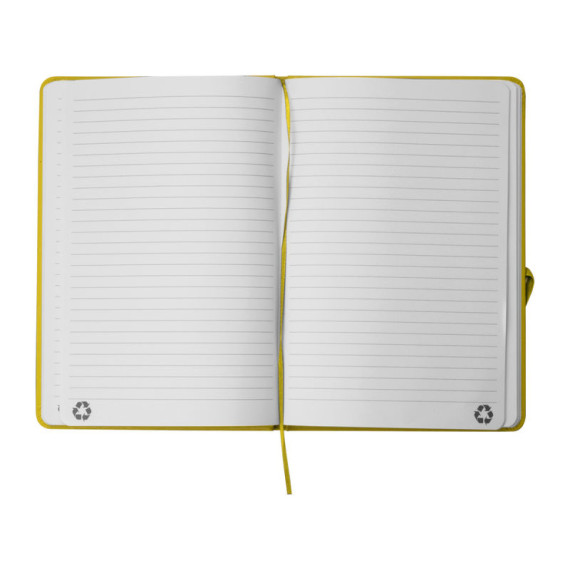A5 notebook made of recycled paper