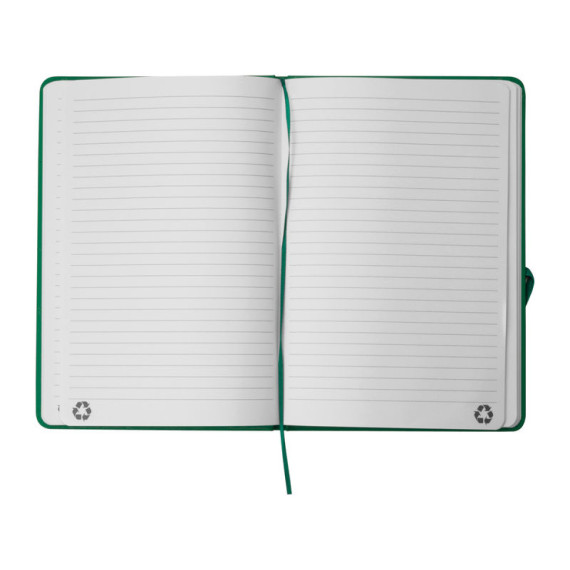 A5 notebook made of recycled paper