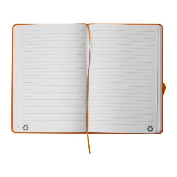 A5 notebook made of recycled paper