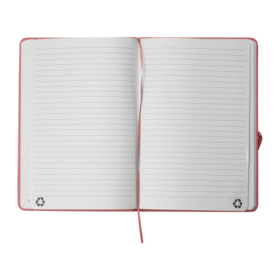 A5 notebook made of recycled paper