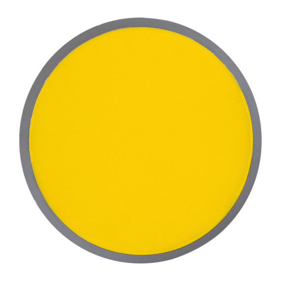 Foldable frisbee with a polyester case
