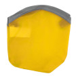 Foldable frisbee with a polyester case