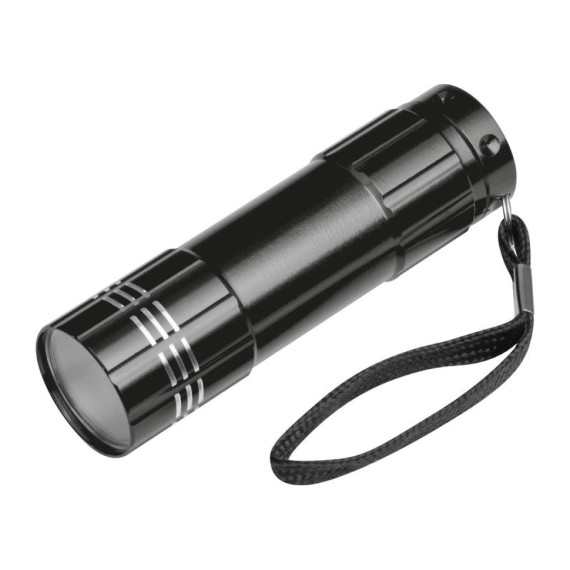 9 LED kovová baterka Montargis