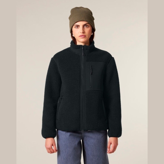 Brooker unisex relaxed fit sherpa bunda