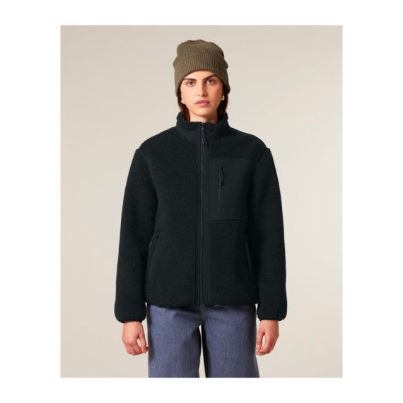 Brooker unisex relaxed fit sherpa bunda
