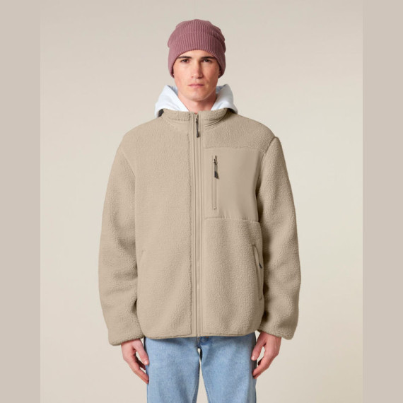 Brooker unisex relaxed fit sherpa bunda