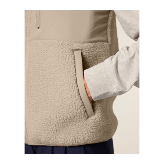 Liner unisex sherpa bunda bez rukávů