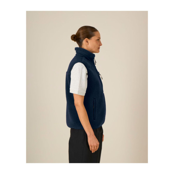 Liner unisex sherpa bunda bez rukávů