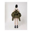 Puffer oversized zateplená bunda