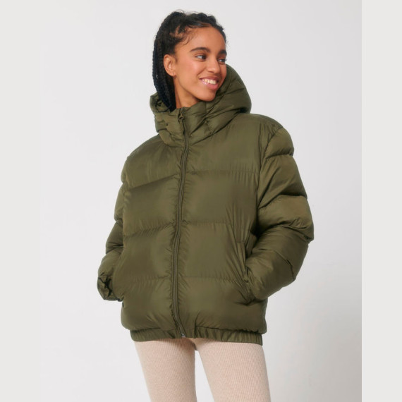 Puffer oversized zateplená bunda