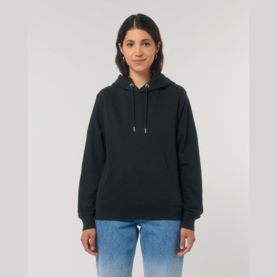 Archer unisex mikina s kapucí v medium fit střihu