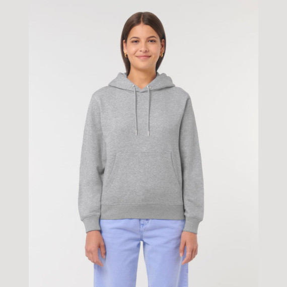 Archer unisex mikina s kapucí v medium fit střihu