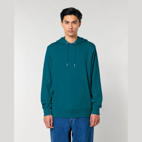 Archer unisex mikina s kapucí v medium fit střihu