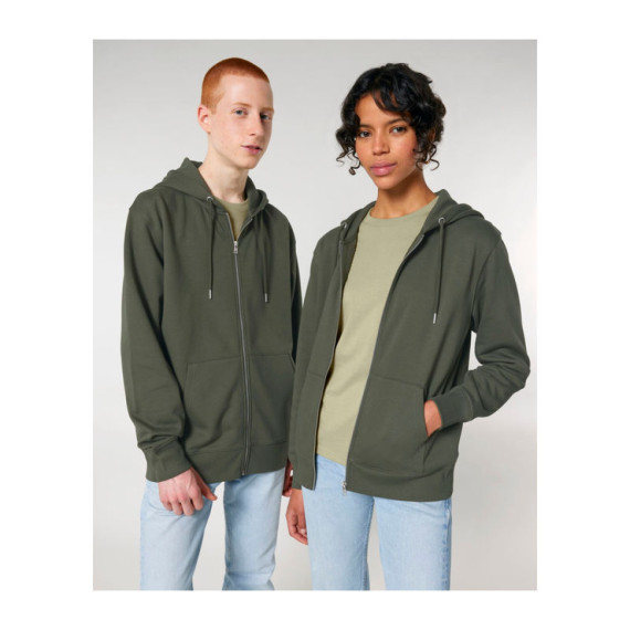 Cultivator 2.0 unisex mikina na zip s kapucí