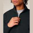 Trucker 2.0 unisex mikina se čtvrtinovým zipem